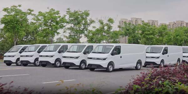 JMC Ships First Batch of 40 Electric Vans to the Philippines
